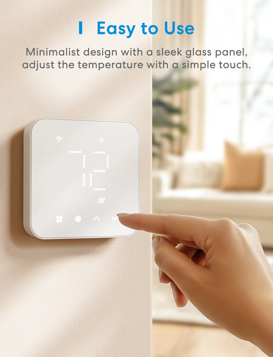 Meross Matter Wi-Fi Smart Thermostat
