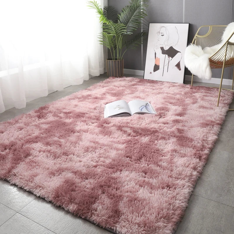 Plush Soft Fluffy Carpet Rug for Living Room & Kids’ Bedroom