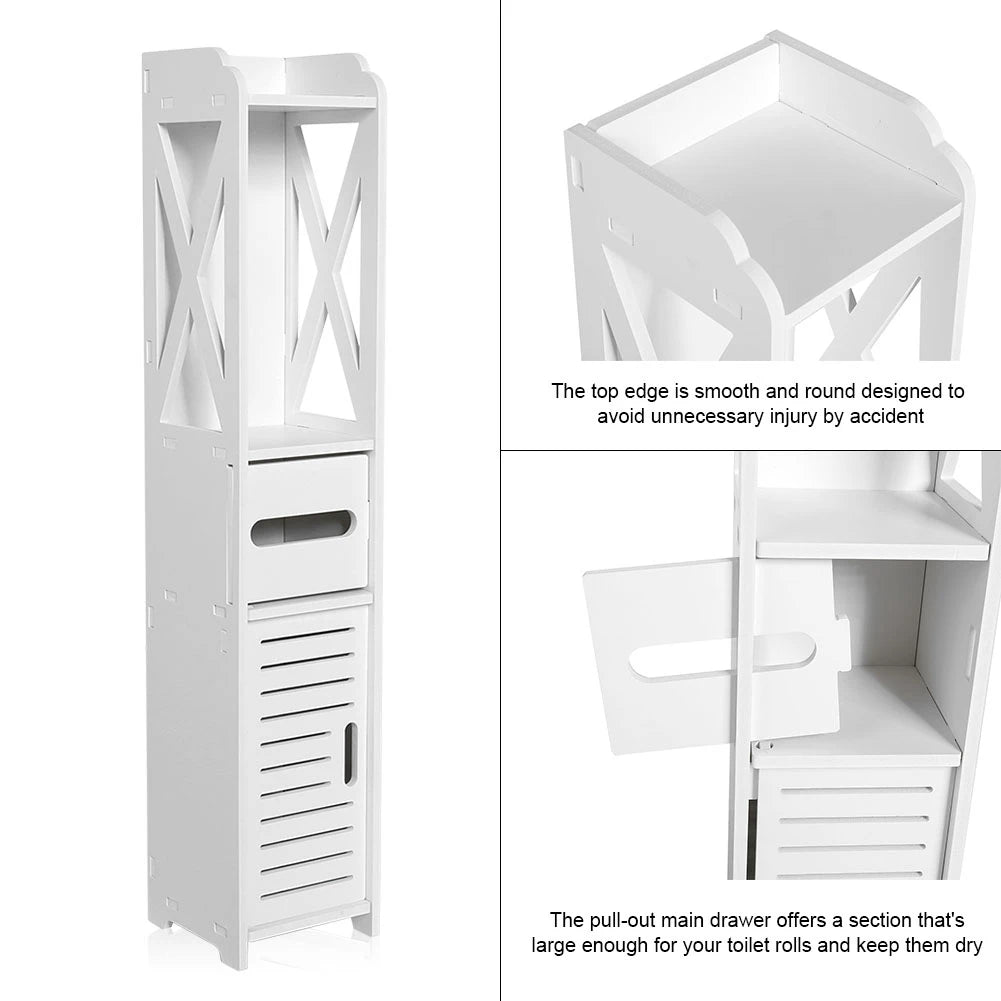 Bathroom Storage Cupboard 80x15.5x15cm
