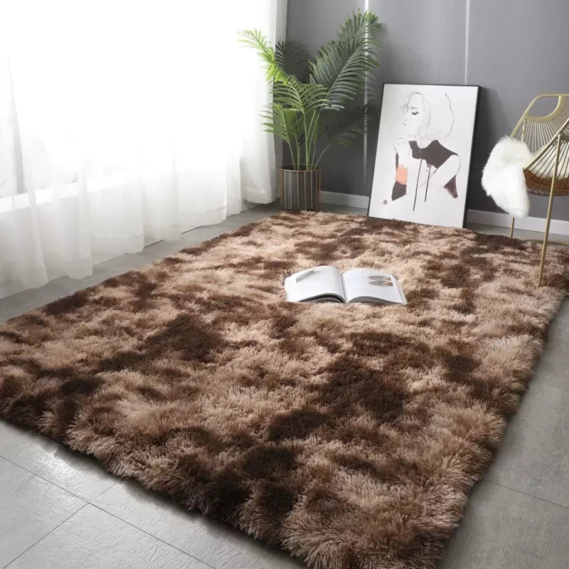 Plush Soft Fluffy Carpet Rug for Living Room & Kids’ Bedroom