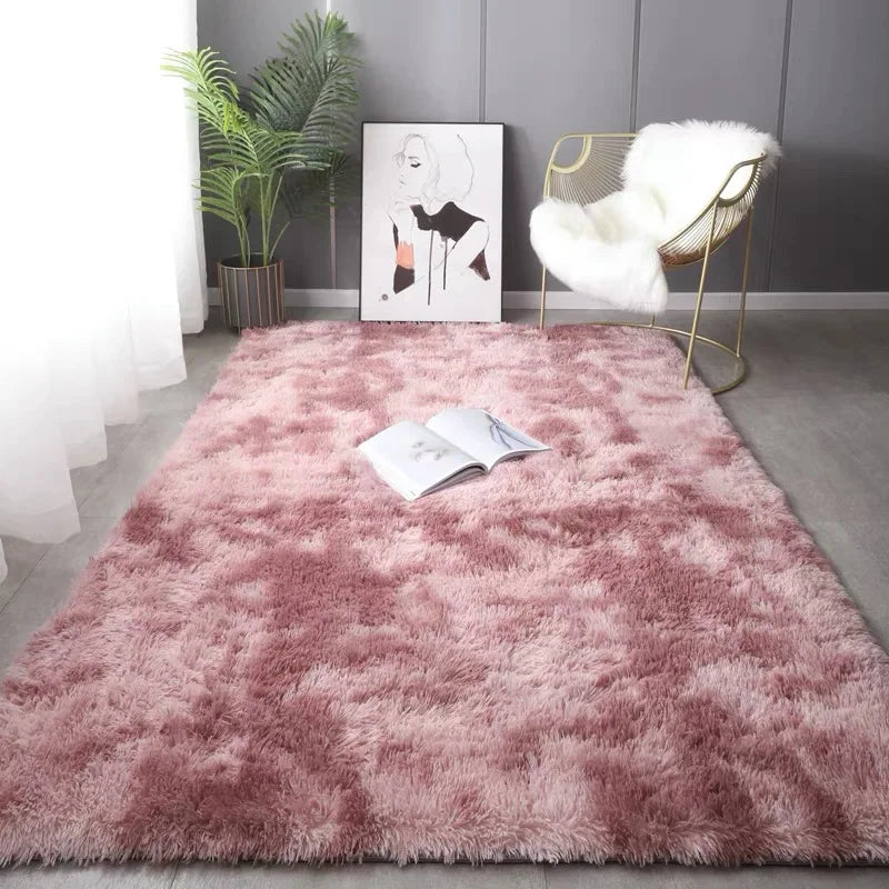 Plush Soft Fluffy Carpet Rug for Living Room & Kids’ Bedroom