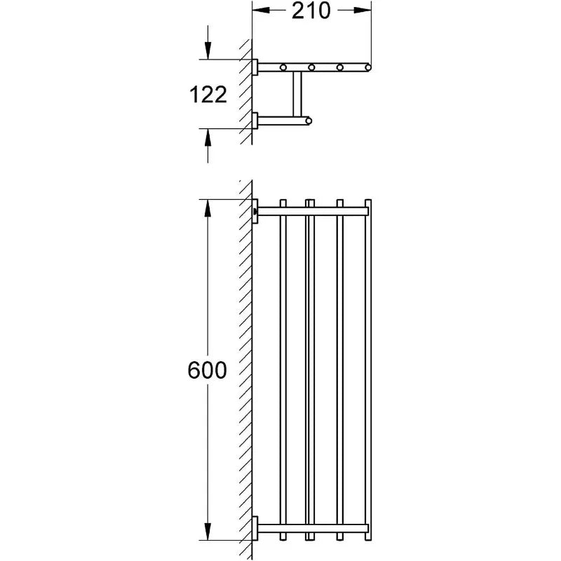 Grohe Essentials Cube 23.6