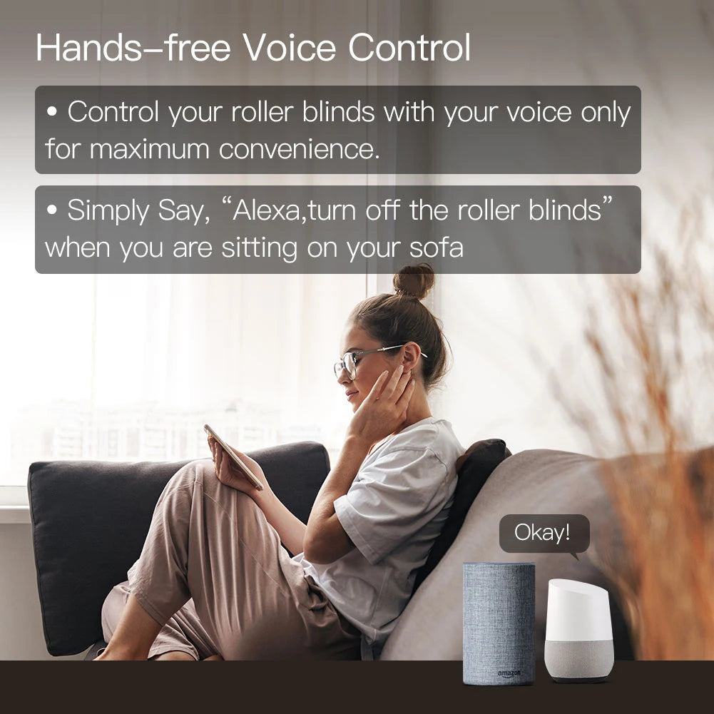 Tuya WiFi Curtain Switch Module – Smart Roller Shutter Motor Control