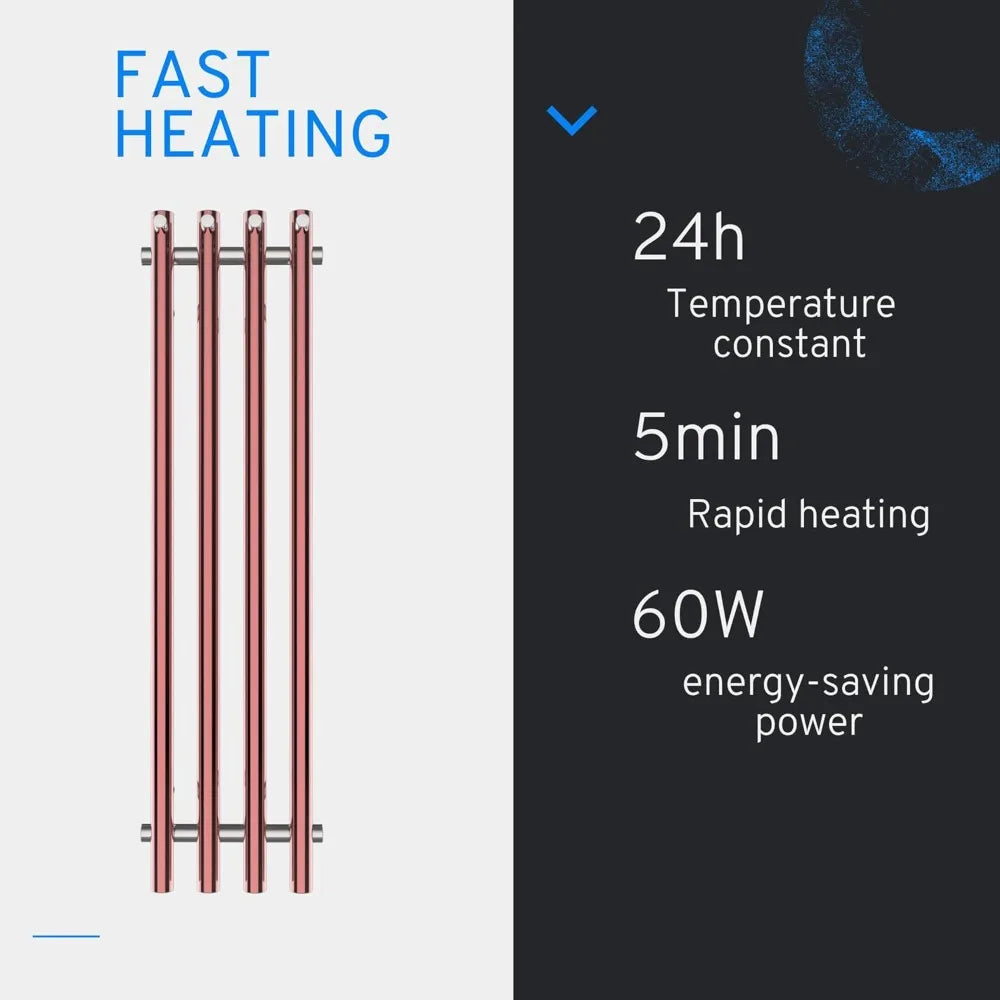 Heated Towel Rack with Timer