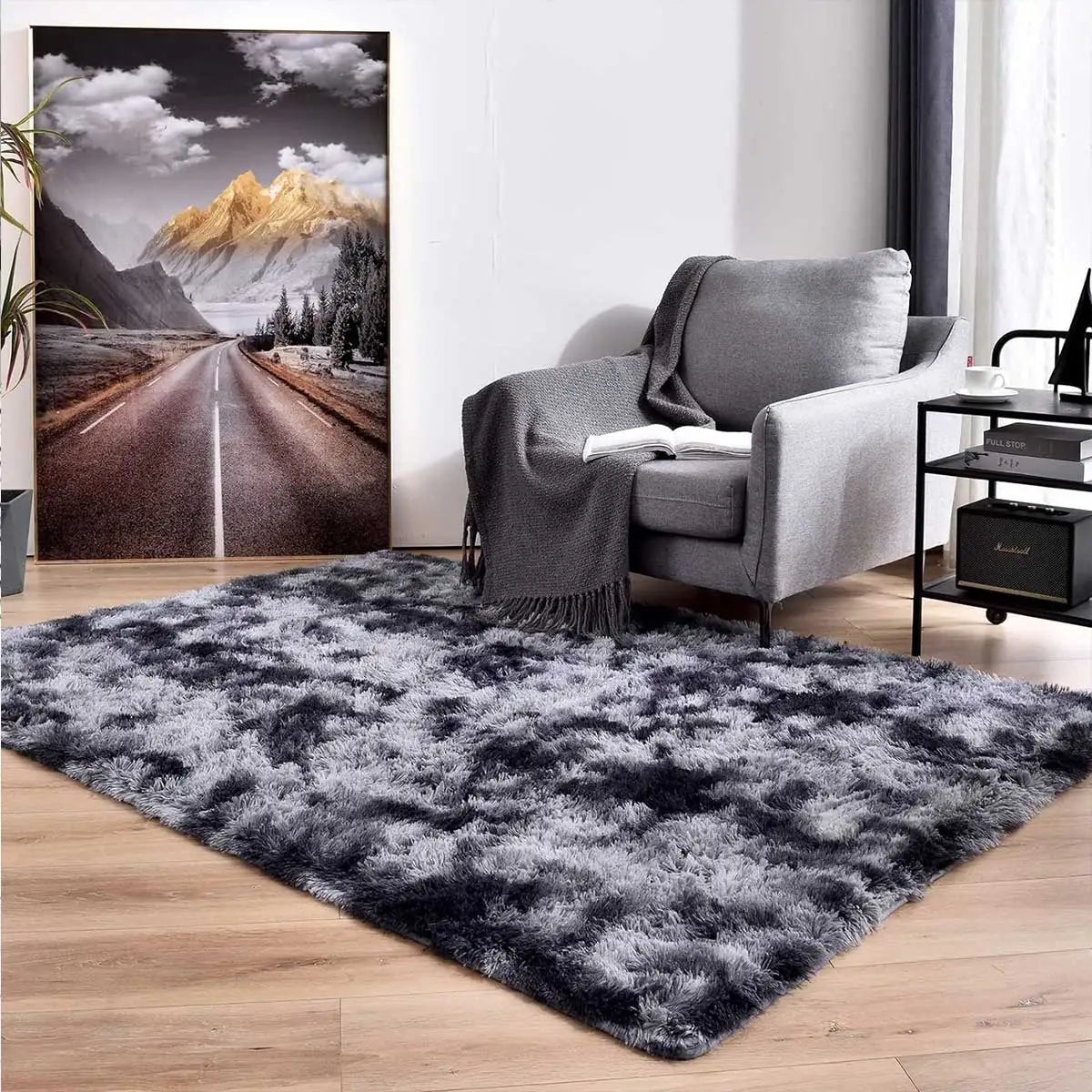 Plush Soft Fluffy Carpet Rug for Living Room & Kids’ Bedroom