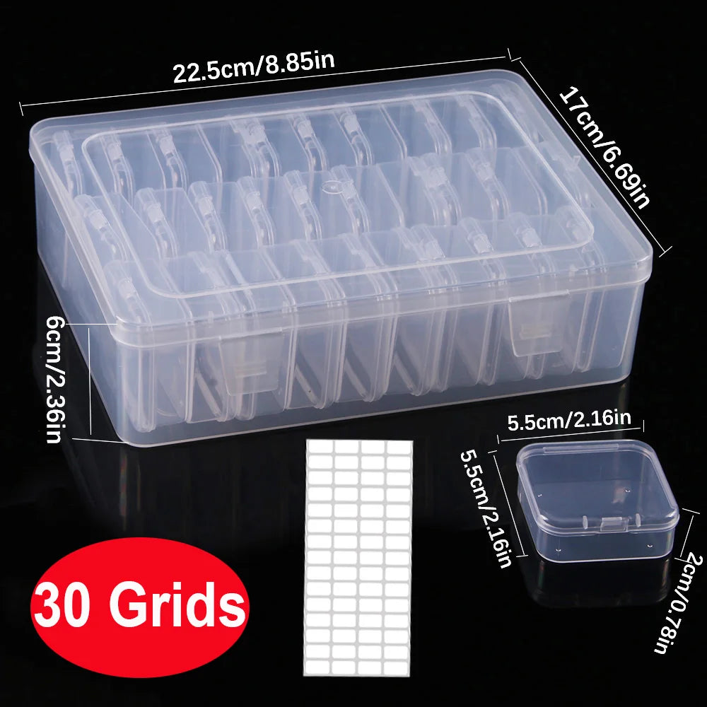 DIY Storage Box – 4 to 45 Grids for Crafts, Jewelry & Rhinestones