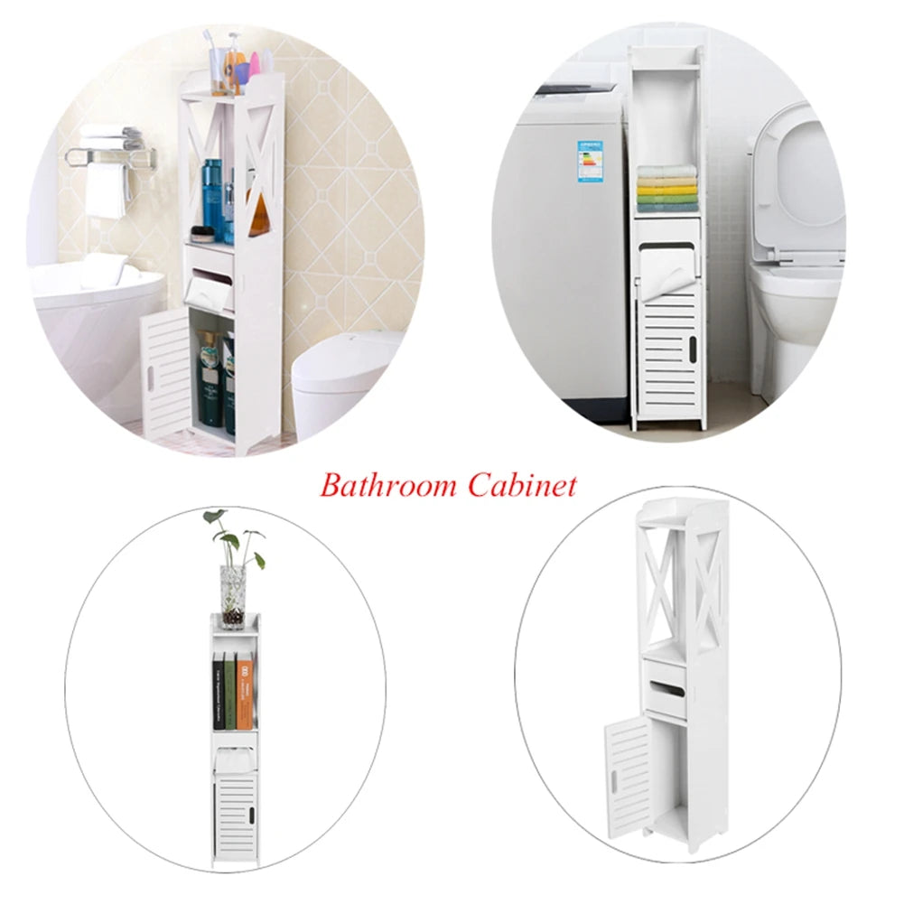 Bathroom Storage Cupboard 80x15.5x15cm