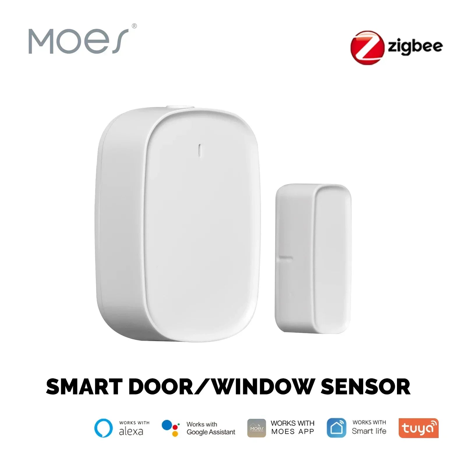 MOES ZigBee Smart Window/Door Sensor – Tuya App Control