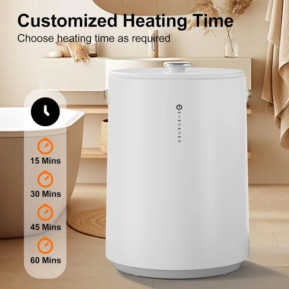 Luxury Large Towel Warmer with Fragrance Holder – Fits 2 Towels