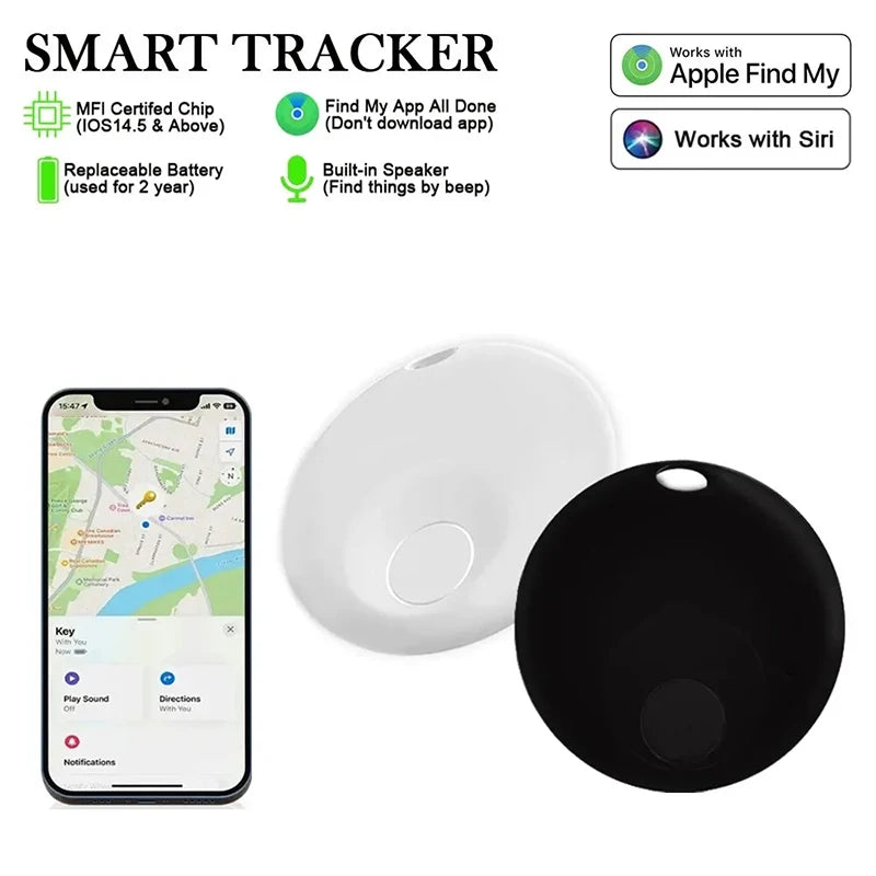 Mini Bluetooth GPS Tracker – Apple Find My Smart Tag Locator