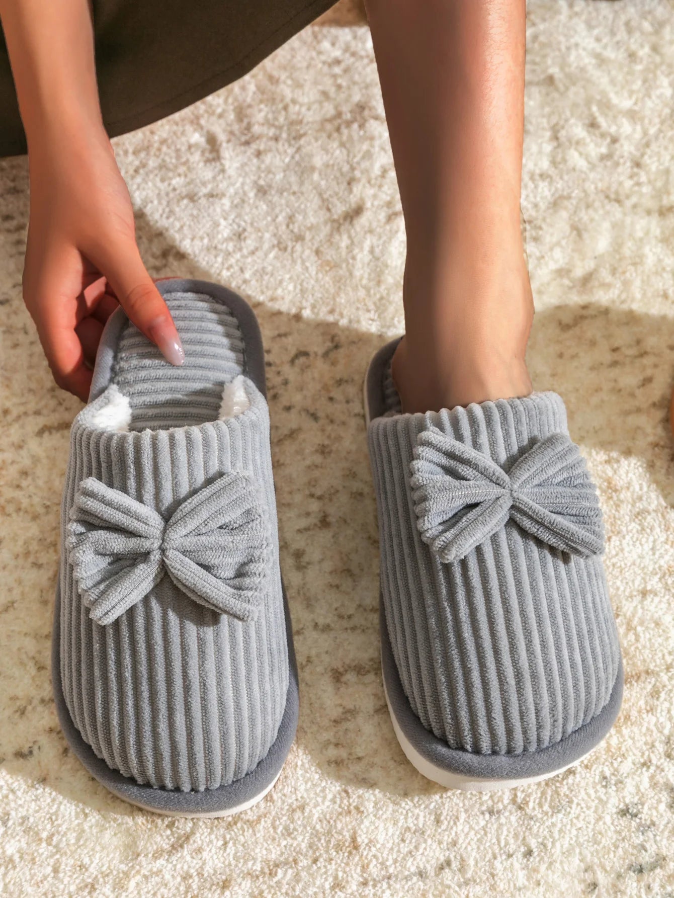 Women’s Fashion Bow Slippers