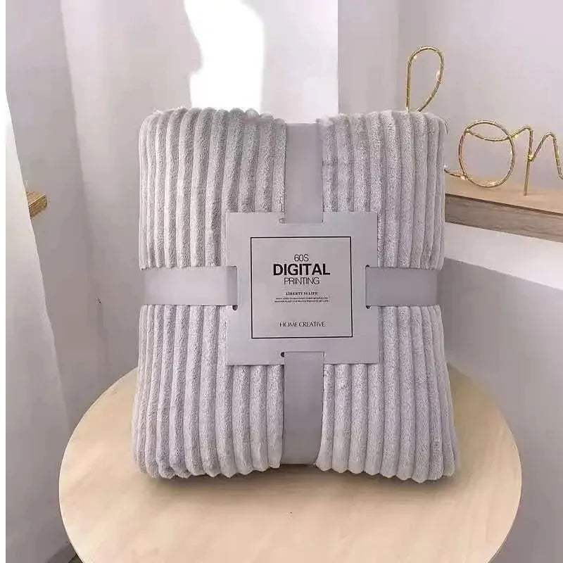 70x100cm Coral Velvet Plush Blanket – Single Size